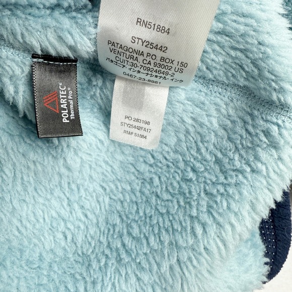 Patagonia Re-Tool Snap-T Pullover Size‎ SMALL Womens Light Blue 25442 FA17 - Picture 5 of 7